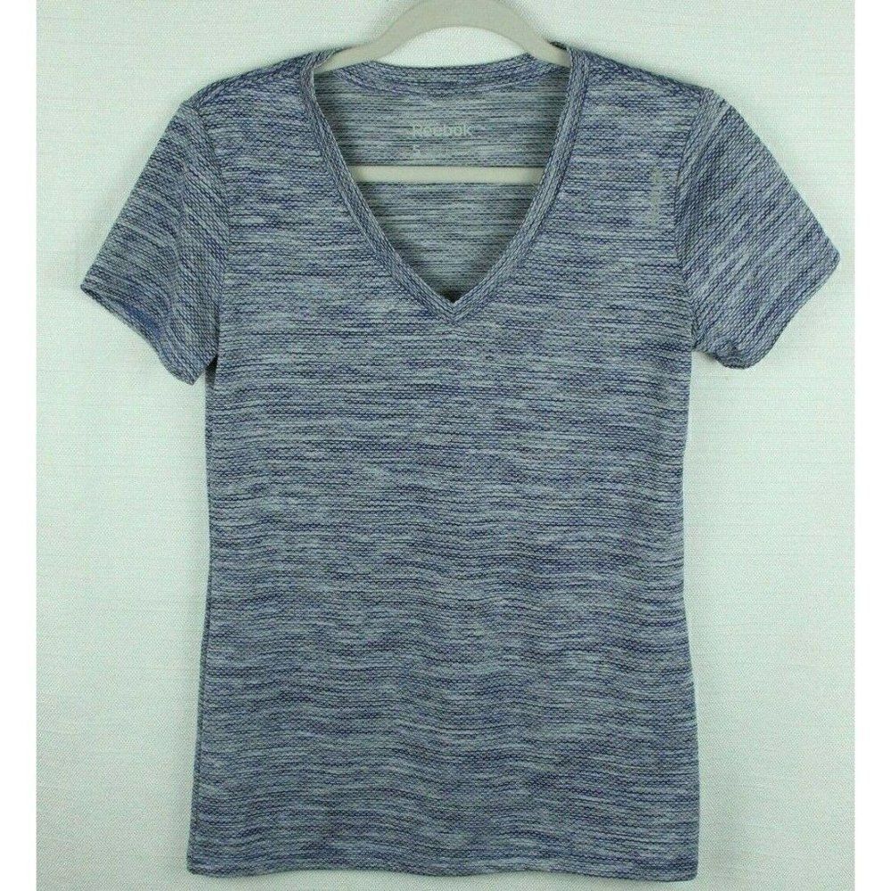 Reebok V-Neck T-Shirt Small 